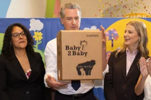 Officials from Newsom disclose a $6.2 million diaper contract without fanfare.
