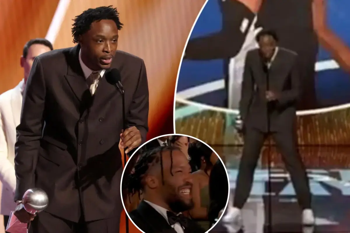 OG Anunoby makes his Knicks teammates and ESPYs audience laugh