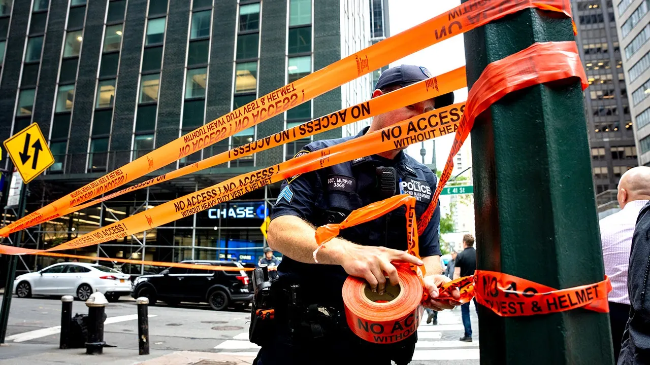 Old Pfizer headquarters secured after columns collapse in Midtown Manhattan