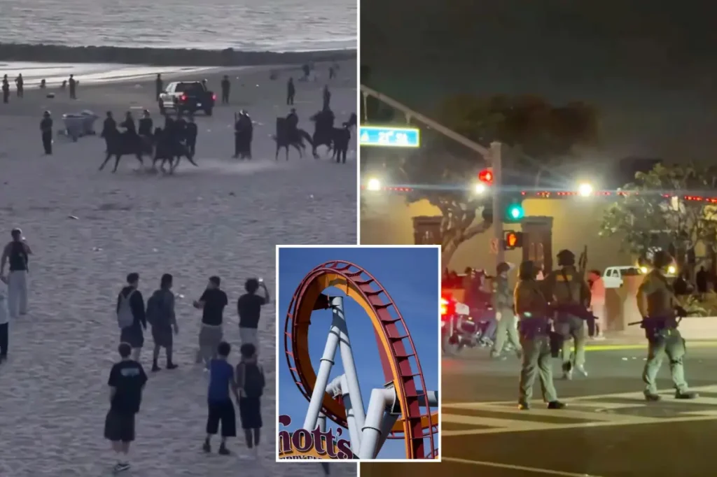 Out-of-control teens aim for famous Southern California amusement park as police issue alert