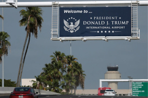 Palm Beach airport has been renamed President Donald J. Trump International Airport