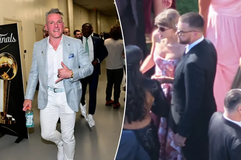 Pat McAfee reveals details about the Travis Kelce-Taylor Swift wedding following an unexpected invitation.