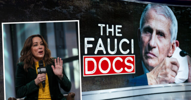 Patricia Heaton comments on Fauci's diaries, saying the COVID leader took pleasure in his fame during the lockdowns.