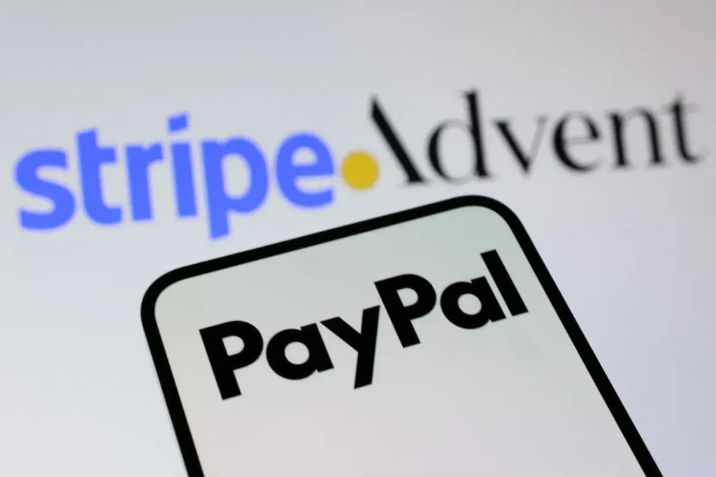 PayPal's stock jumps 17% following a $53 billion bid from Stripe and Advent.