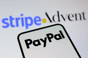 PayPal's stock jumps 17% following a $53 billion bid from Stripe and Advent.