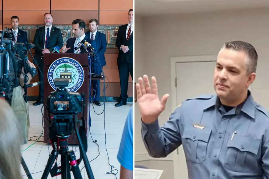Pennsylvania deputy reportedly took hidden photos of naked men in custody to embarrass them, according to the district attorney.