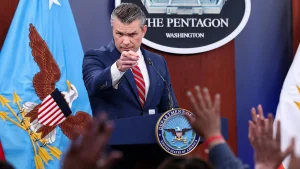 Pete Hegseth forms a task force with the DOJ to pursue legal action against media leakers.