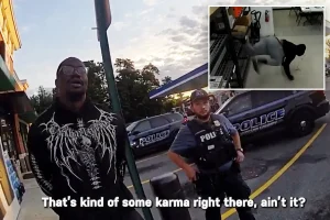 Police chuckle as suspect's truck is taken during burglary: 'That's some karma right there, man'
