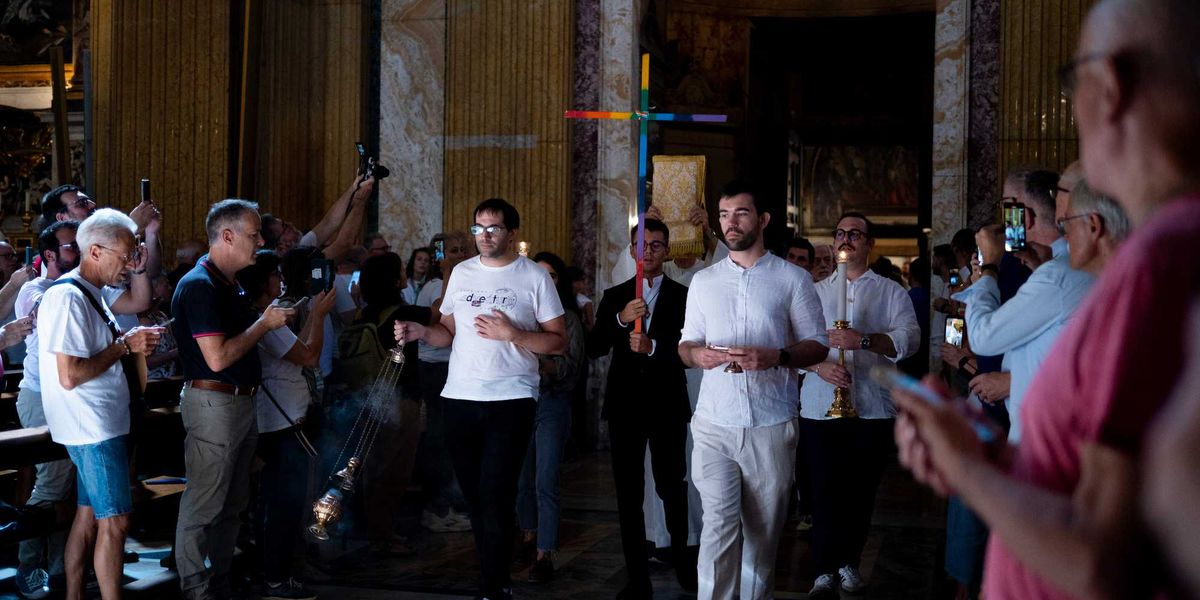 Priest expresses gratitude to God for 'black gay/queer/same-gender loving individuals' and labels Trump a racist