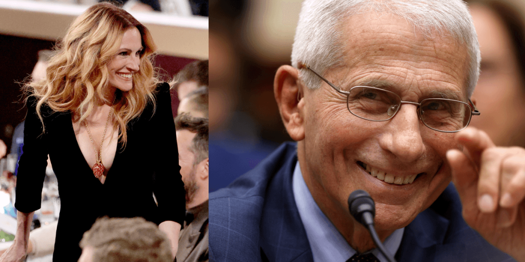 Puppy love: Diary reveals Fauci's admiration for Julia Roberts