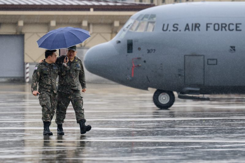 Reports of white phosphorus leaks at a U.S. air base in South Korea lead to evacuation orders.