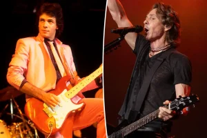 Rick Springfield displays toned physique at 76 during a shirtless performance