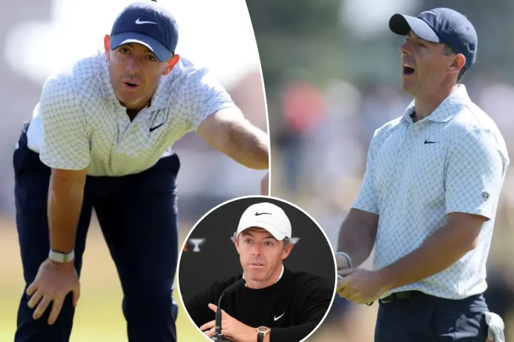 Rory McIlroy responds to a reporter who challenged his work ethic.