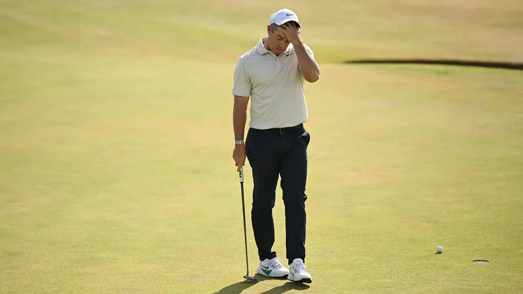 Rory McIlroy's struggle with putts shapes the 2026 Open Championship narratives following the first round