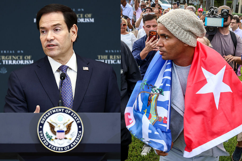 Rubio comments on the arrival of a Cuban artist and dissident to the U.S. following 'unfair detention'