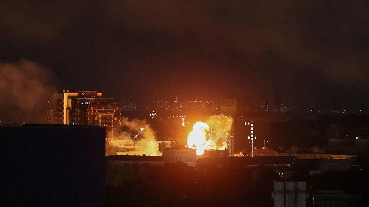 Russia carries out missile strike on Kyiv, officials say