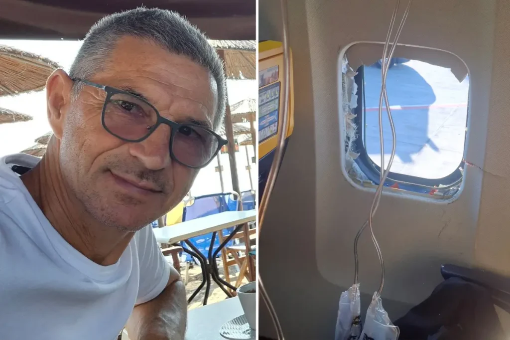 Ryanair traveler shares terrifying experience of being partially pulled out of airplane window