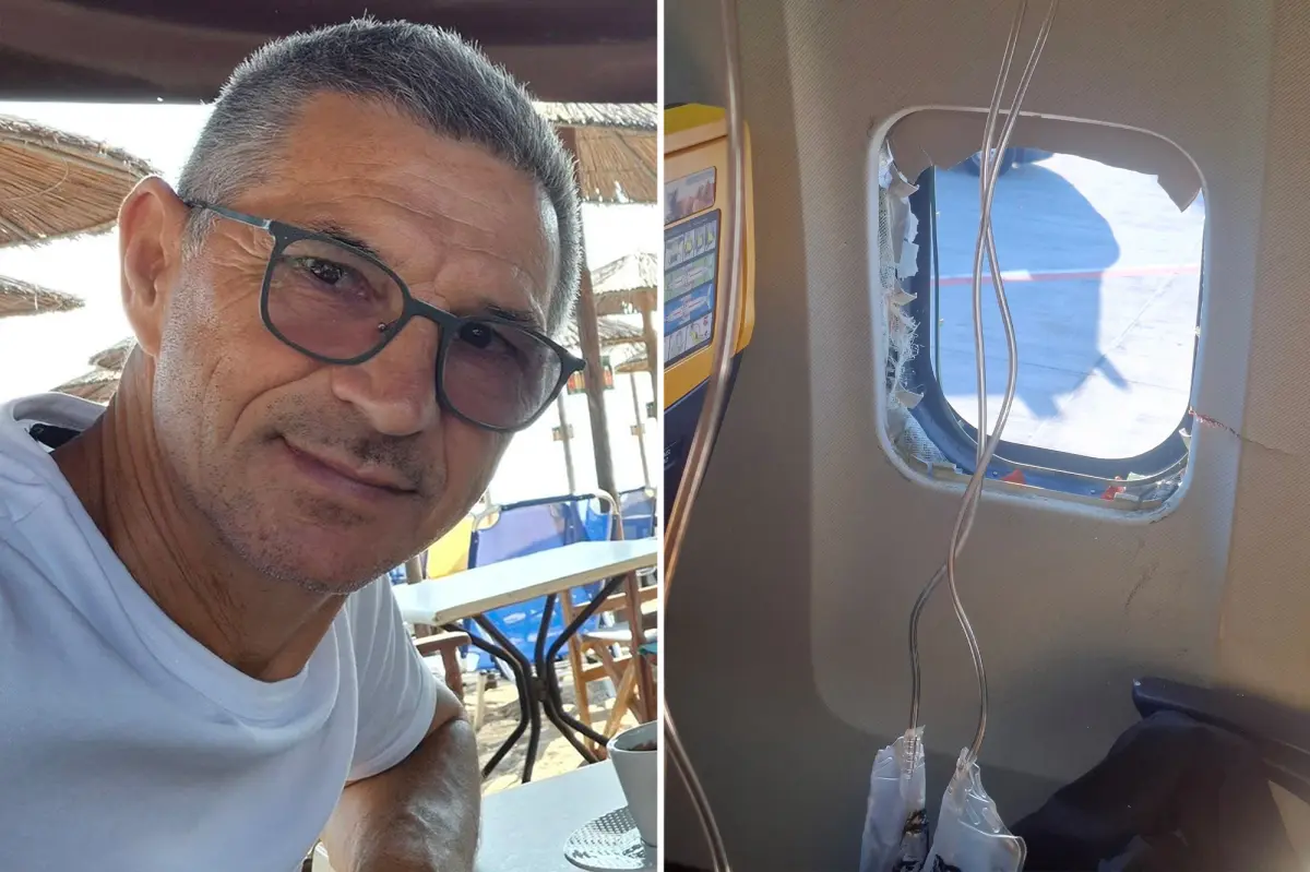 Ryanair traveler shares terrifying experience of being partially pulled out of airplane window