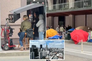 San Francisco's newest homeless camp created by Netflix