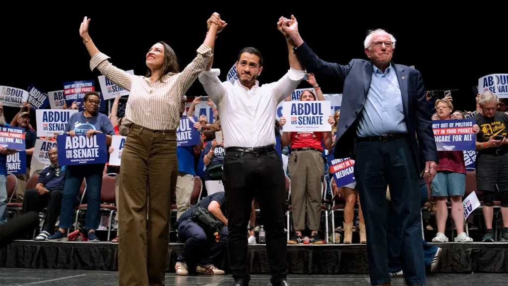 Sanders and Ocasio-Cortez support El-Sayed in Michigan primary election