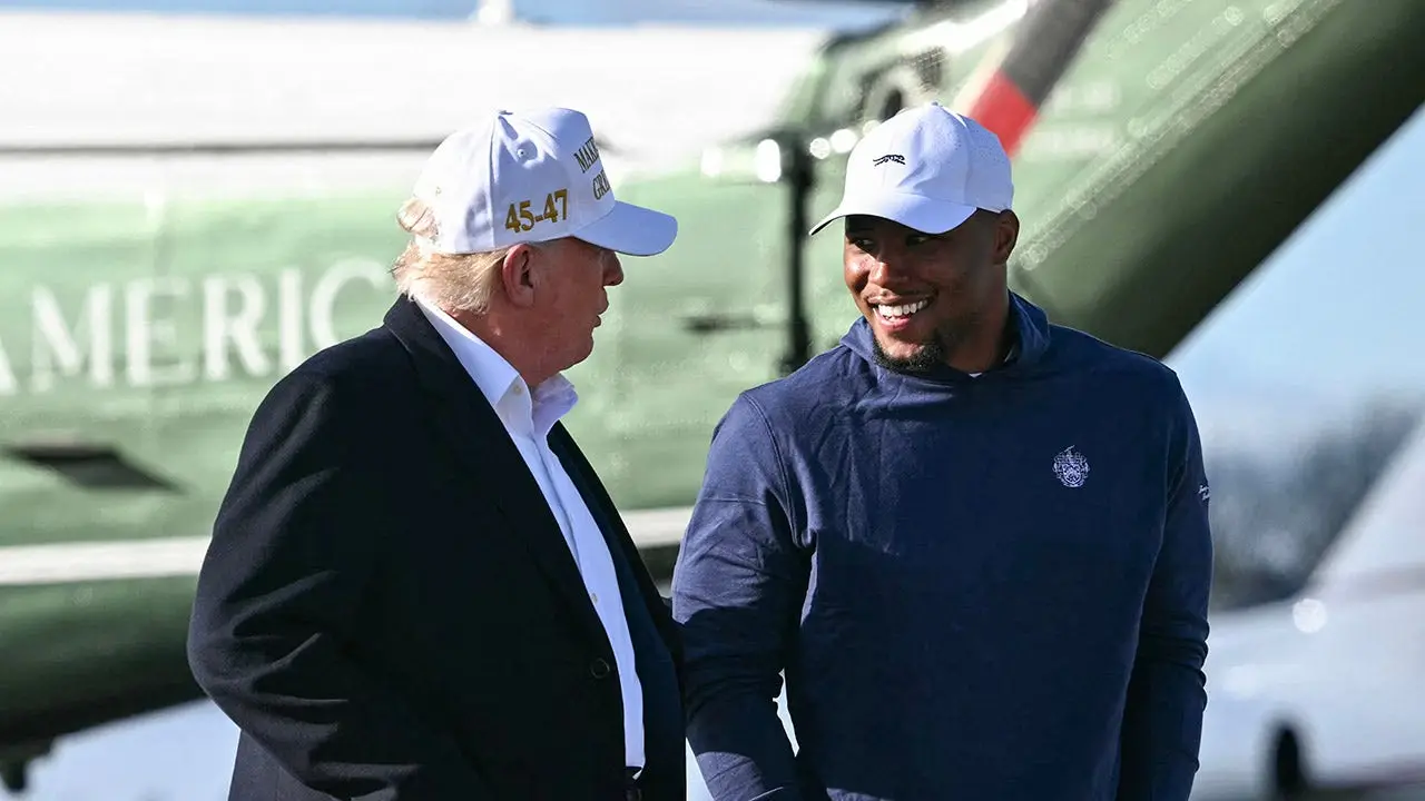 Saquon Barkley talks about criticism from his meeting with Trump and the Giants' circumstances.
