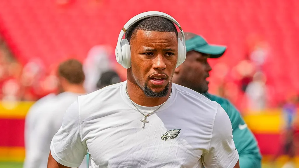 Saquon Barkley's home in Pennsylvania was broken into; police are looking into it.