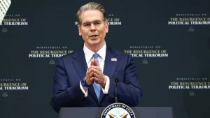 Scott Bessent discloses assassination attempt against him from the left following his swearing-in.