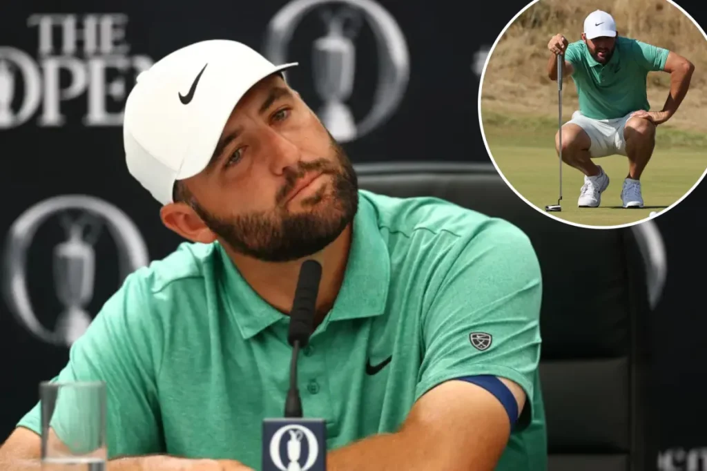 Scottie Scheffler expresses bleak feelings as he arrives at the British Open without a victory.