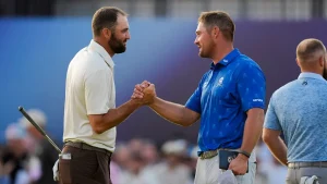 Scottie Scheffler speaks about Bryson DeChambeau's two-shot penalty at the Open Championship: 'not a cheater'
