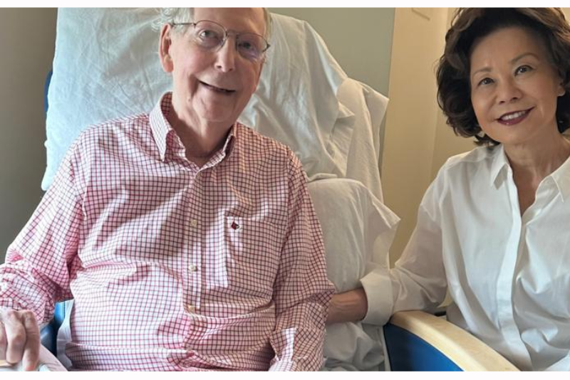 Sen. McConnell speaks after weeks of quiet about his health, reveals a fall caused his hospitalization