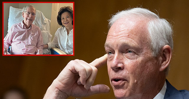 Sen. Ron Johnson Questions Image of Mitch McConnell in the Hospital