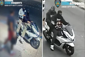 Seventeen-year-old arrested as several other dangerous moped riders are pursued in 29-case robbery wave in NYC, police say
