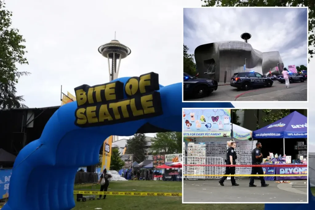 Several people injured in shooting at Seattle Center food festival, causing attendees to flee in panic