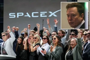 SpaceX falls below its IPO value as the surge that made Elon Musk a trillionaire loses momentum.