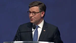 Speaker Mike Johnson cautions about the increasing presence of Marxism following socialist primary victories.