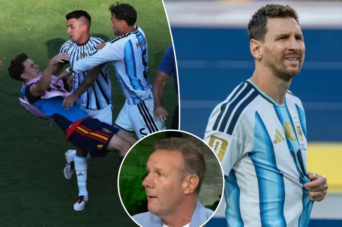 Sports commentator labels Argentina 'completely shameful' following World Cup final defeat.