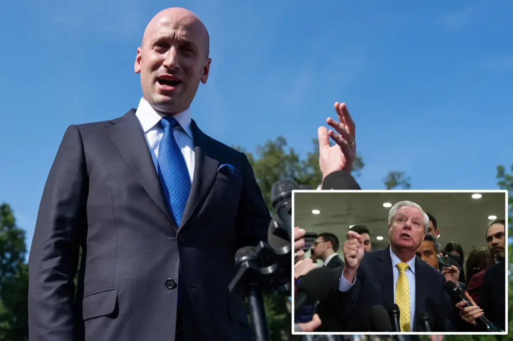 Stephen Miller's surprising bond with Lindsey Graham showcased in emotional White House tribute