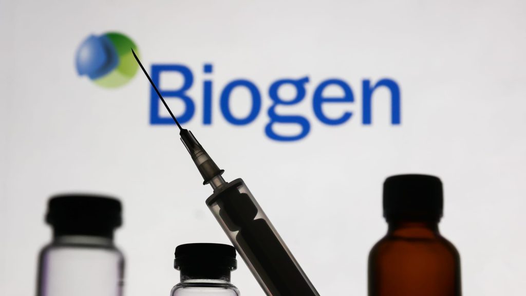 Stocks with the largest shifts before market opening: Biogen, Vertiv, GE HealthCare, Generac and others.