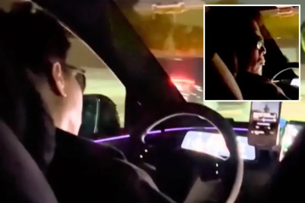 Stunning image reveals Uber driver said to be sleeping while driving on three key California highways