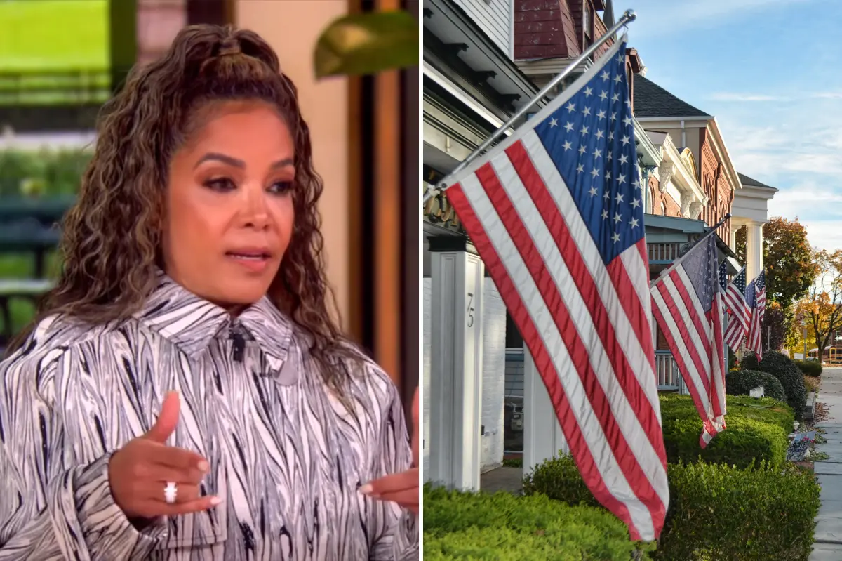 Sunny Hostin feels unsafe in neighborhoods with American flags
