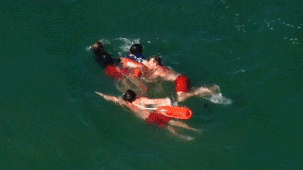 Suspect with felony warrant apprehended by LA lifeguards at Will Rogers State Beach
