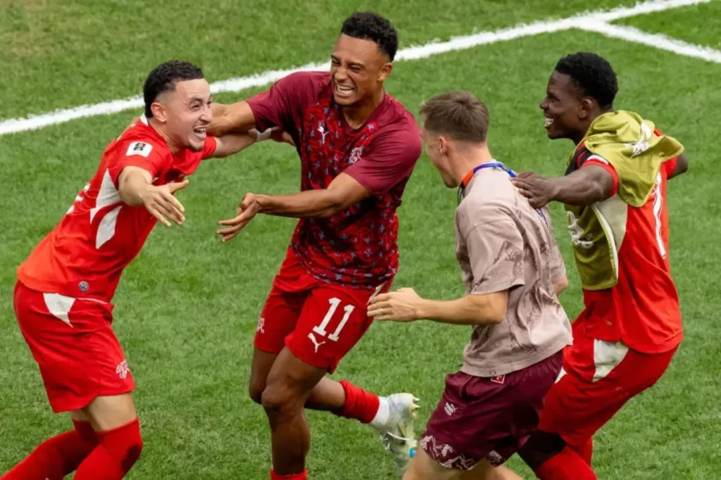 Switzerland defeats Colombia to advance to the World Cup quarterfinals