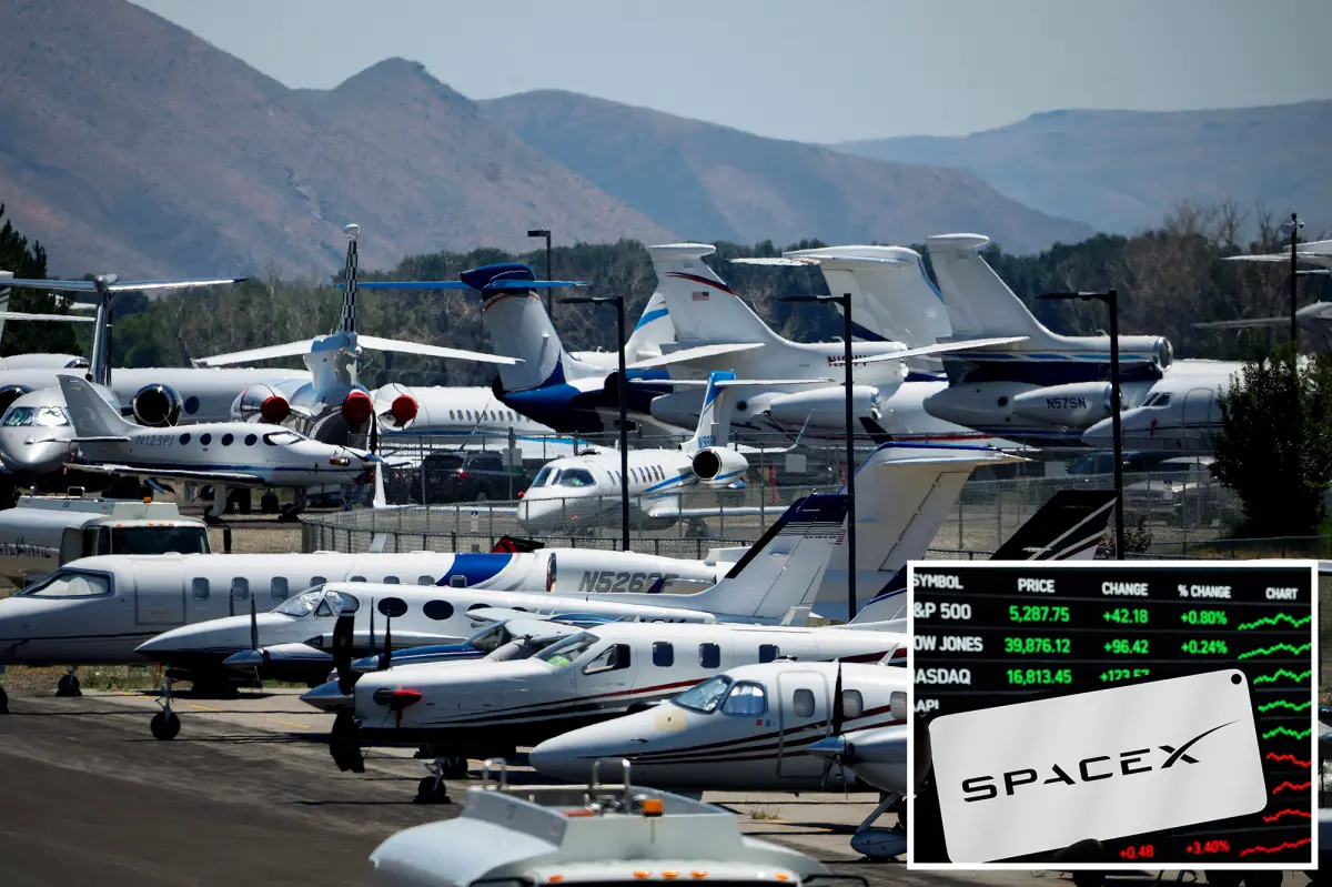 Tech professionals and investors with AI wealth compete to purchase private jets