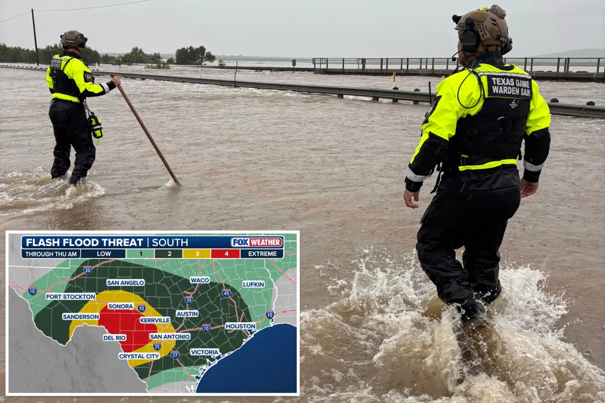 Texas likely to encounter dangerous flash flooding as emergencies are declared