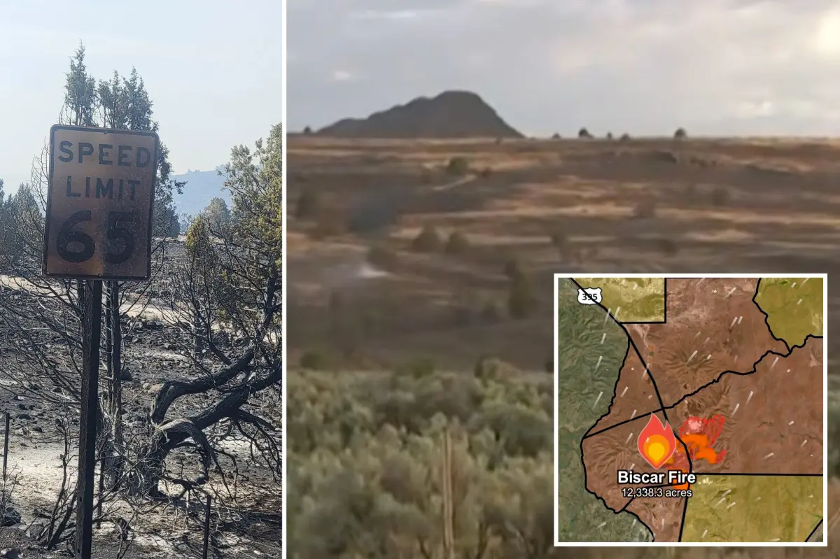 The Biscar Fire becomes the largest in California this year