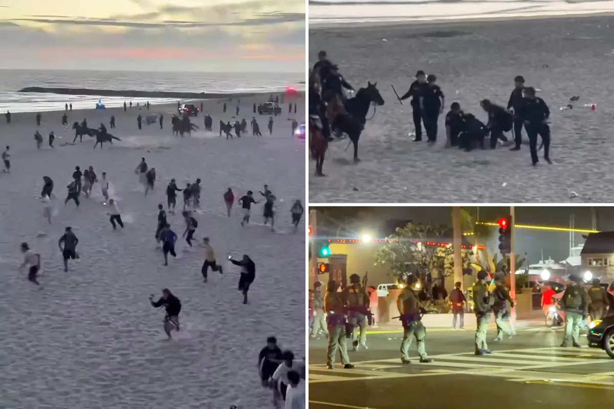 The chaotic 4th of July in Newport Beach was triggered by visitors.