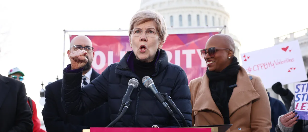 The Organization Elizabeth Warren Established Now Supports Trump&rsquo;s Plans