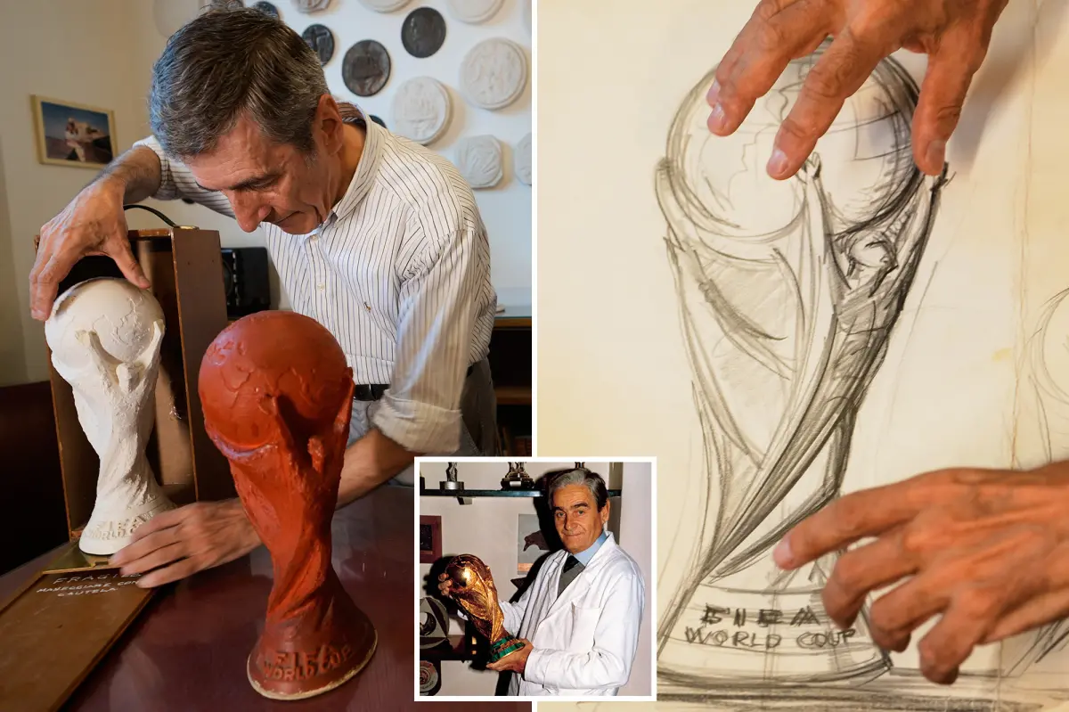The story of how an Italian sculptor crafted the famous World Cup trophy