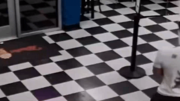 Thief takes Taylor Swift cardboard figure from Mister Softee shop