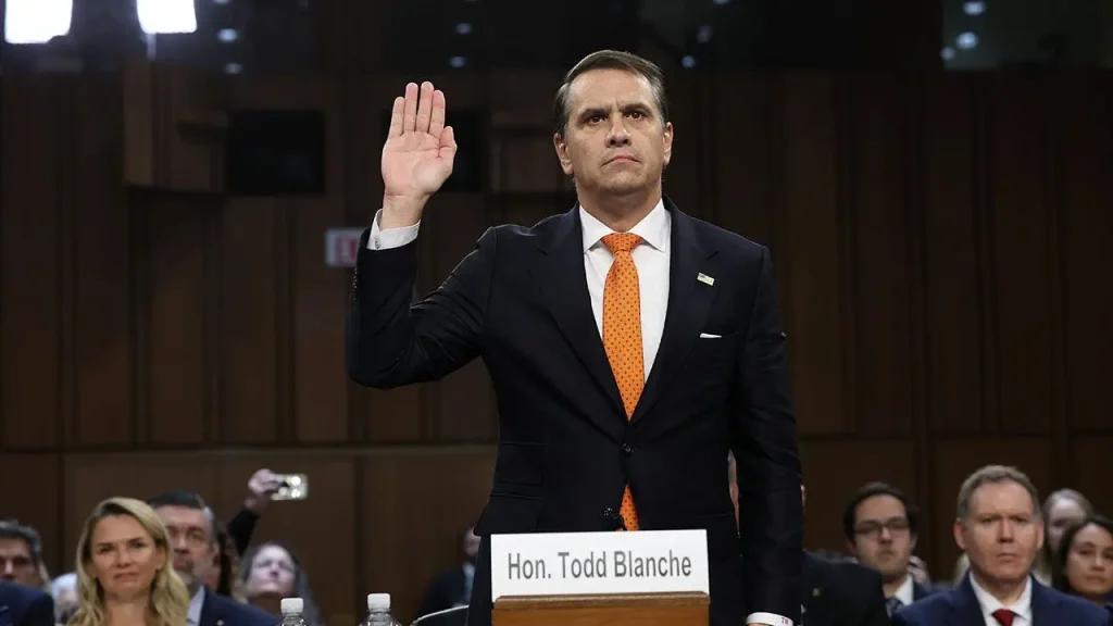 Todd Blanche enters Day 2 of Senate hearing with important votes uncertain